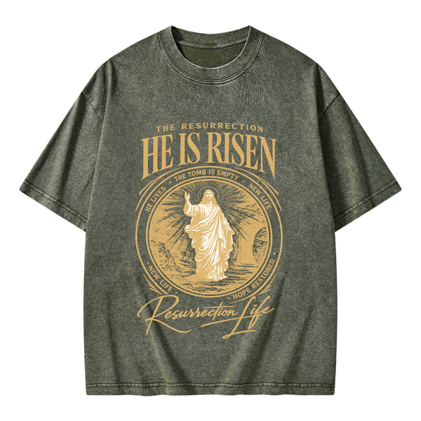 The Resurrection Christian Washed T-Shirt