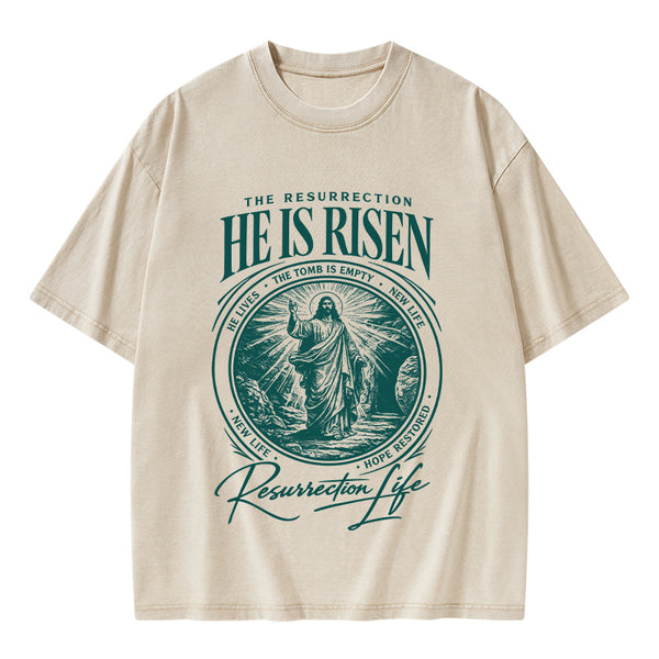 The Resurrection Christian Washed T-Shirt