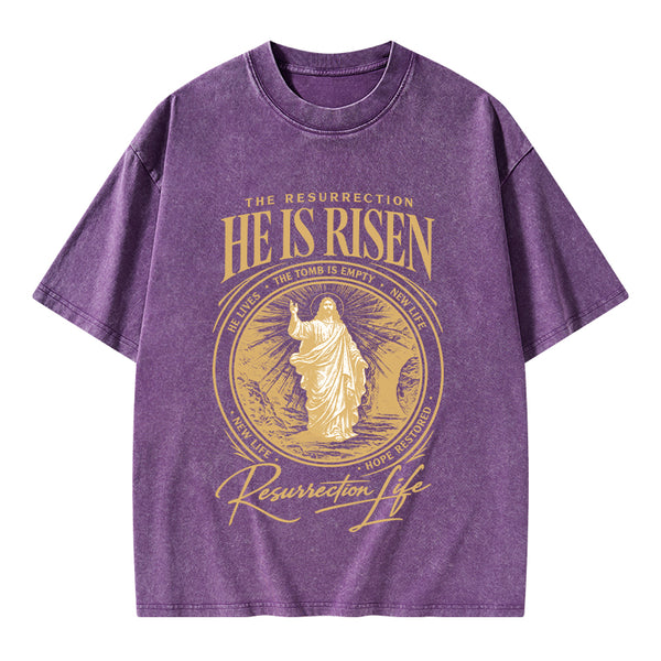 The Resurrection Christian Washed T-Shirt