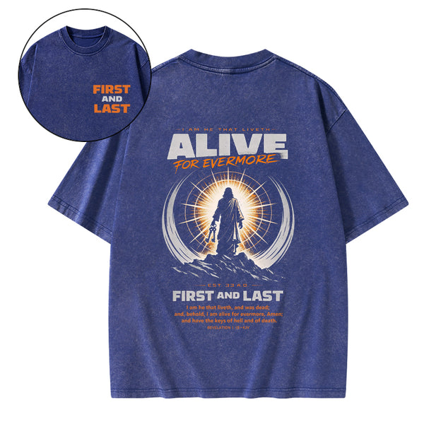 First And Last Christian Washed T-Shirt
