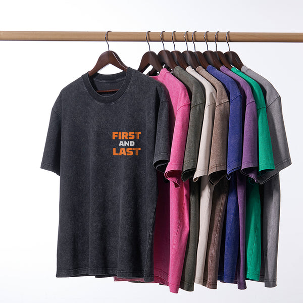 First And Last Christian Washed T-Shirt