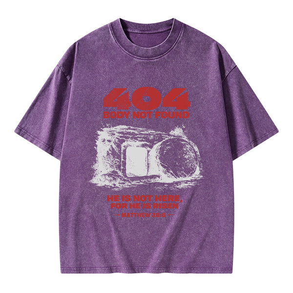 Body Not Found Christian Washed T-Shirt
