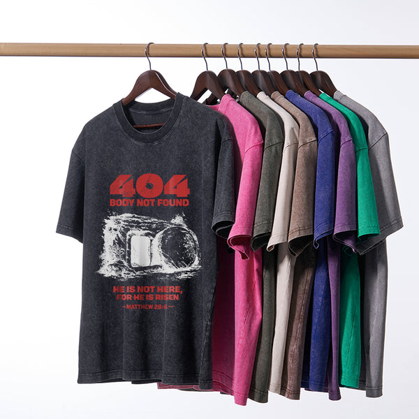 Body Not Found Christian Washed T-Shirt