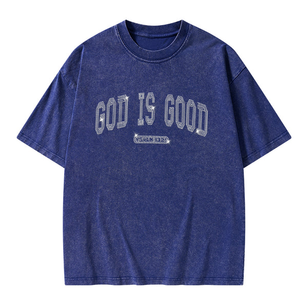 God Is Good Christian Washed T-Shirt
