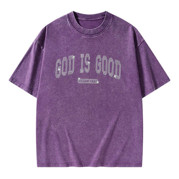 God Is Good Christian Washed T-Shirt