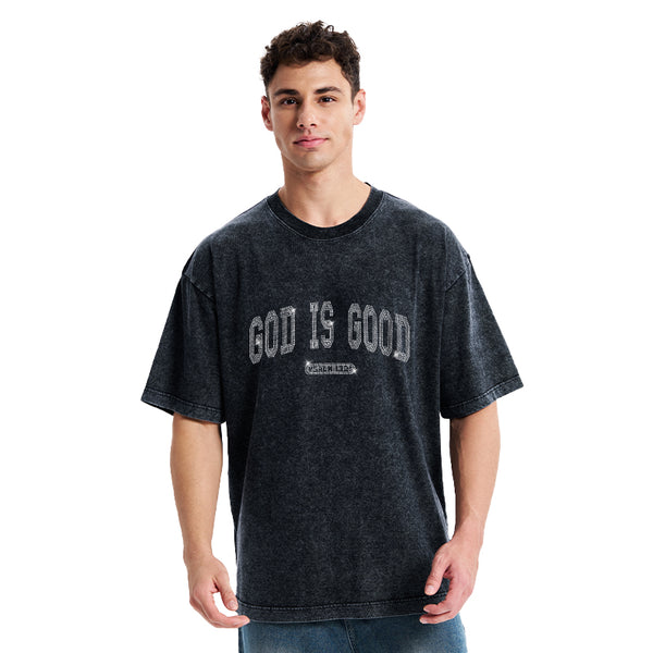 God Is Good Christian Washed T-Shirt