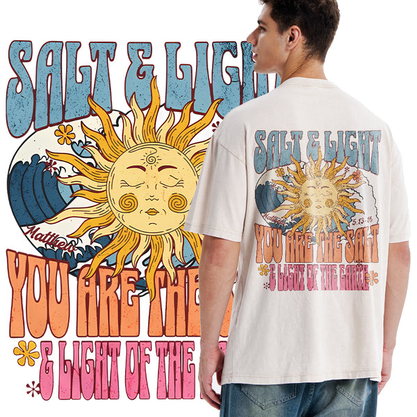 Salt And Light Christian Washed T-Shirt