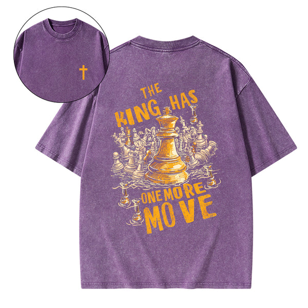 The King Has One More Move Christian Washed T-Shirt