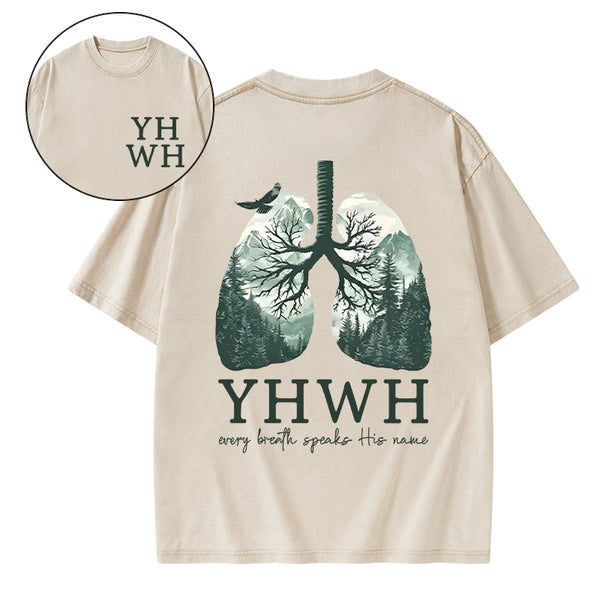 YHWH Christian Heavy Cotton T-Shirt