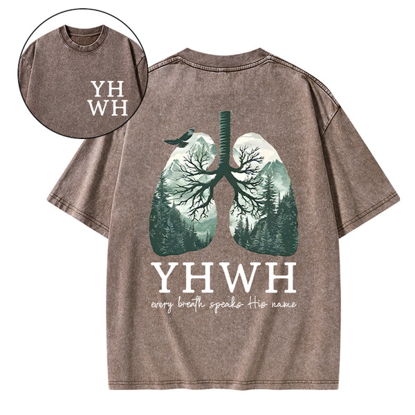 YHWH Christian Heavy Cotton T-Shirt
