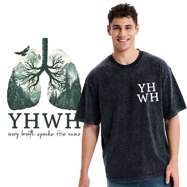 YHWH Christian Heavy Cotton T-Shirt