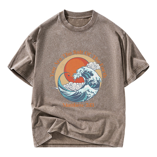 You Are The Salt Of The Earth Christian washed T-Shirt