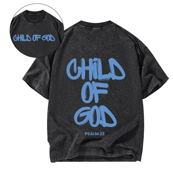 Child Of God  Christian Washed T-Shirt
