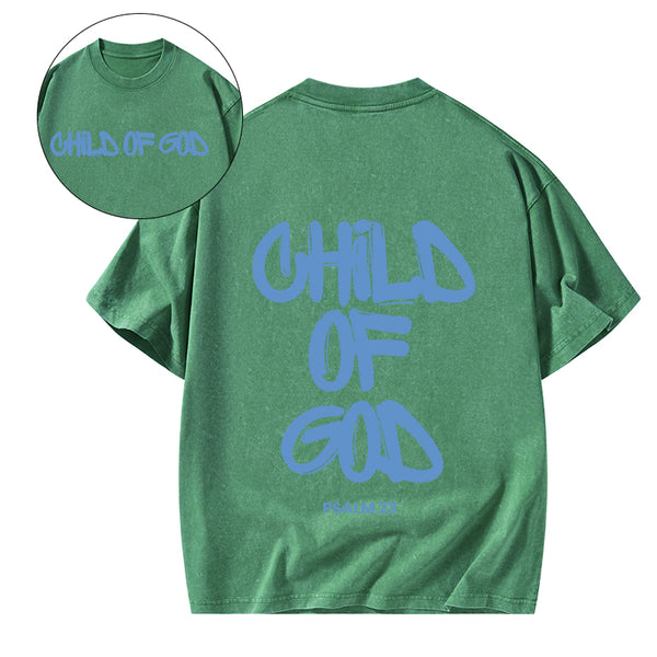 Child Of God  Christian Washed T-Shirt