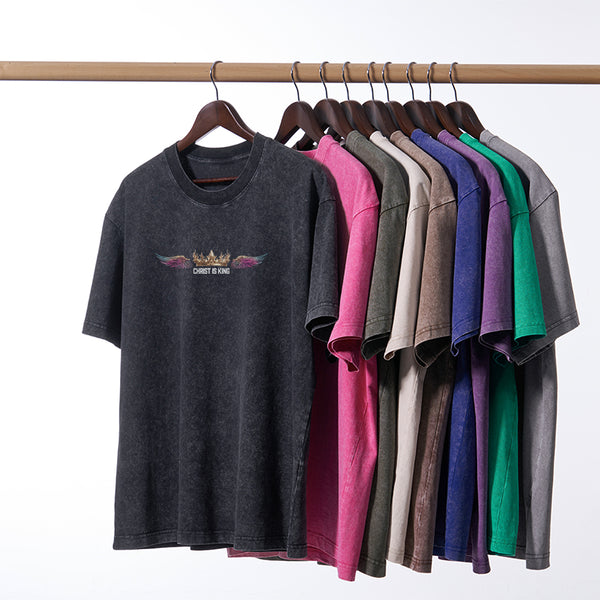 Christ Is King Christian Washed T-Shirt