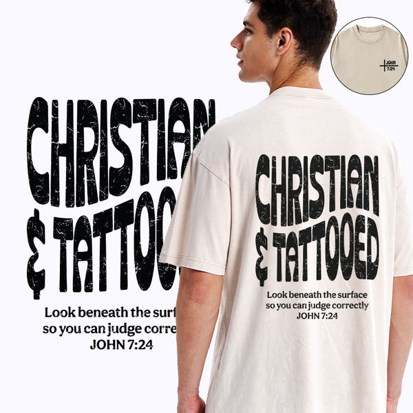 Christian & Tattooed Christian Washed T-Shirt