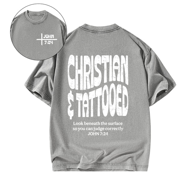 Christian & Tattooed Christian Washed T-Shirt
