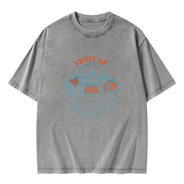 Fruit Of The Spirit Christian Washed T-Shirt
