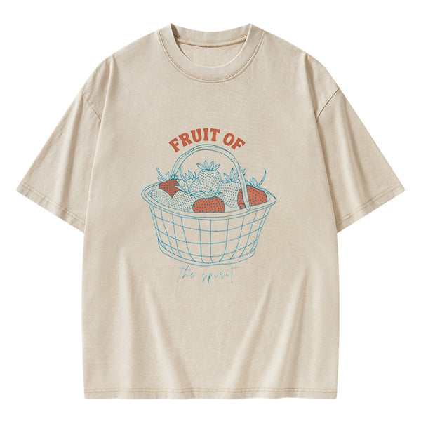 Fruit Of The Spirit Christian Washed T-Shirt