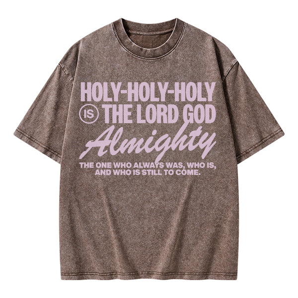 God Is Holy Christian Washed T-Shirt