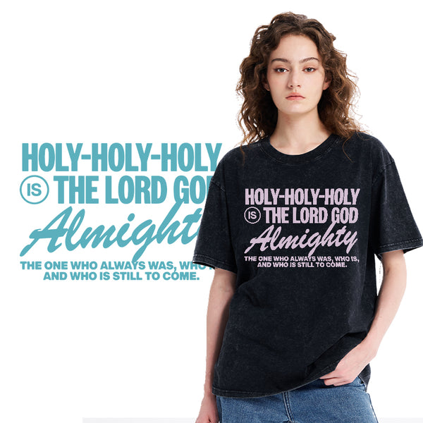 God Is Holy Christian Washed T-Shirt