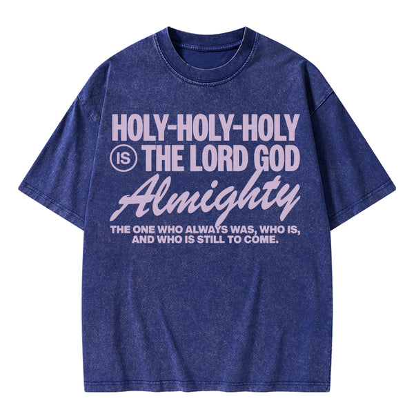 God Is Holy Christian Washed T-Shirt