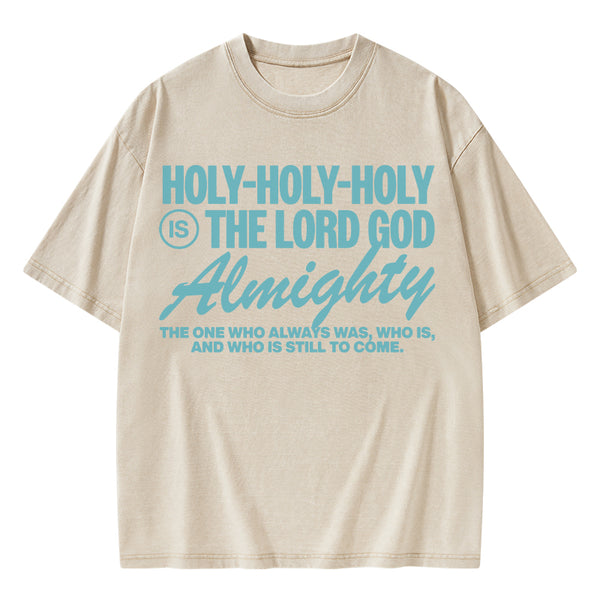 God Is Holy Christian Washed T-Shirt