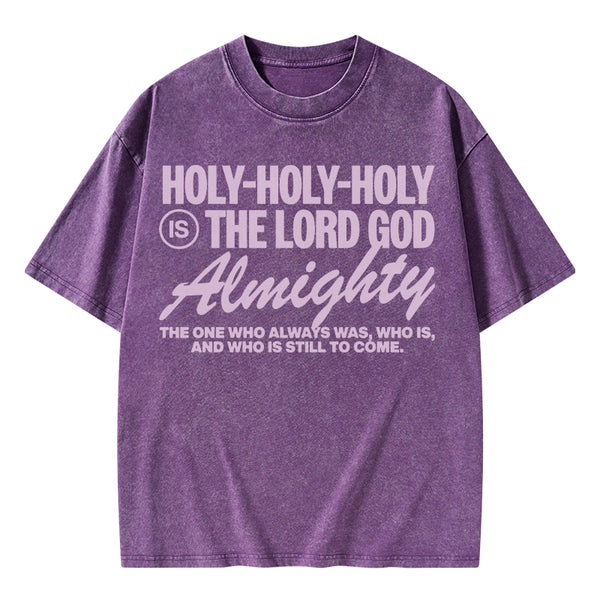 God Is Holy Christian Washed T-Shirt