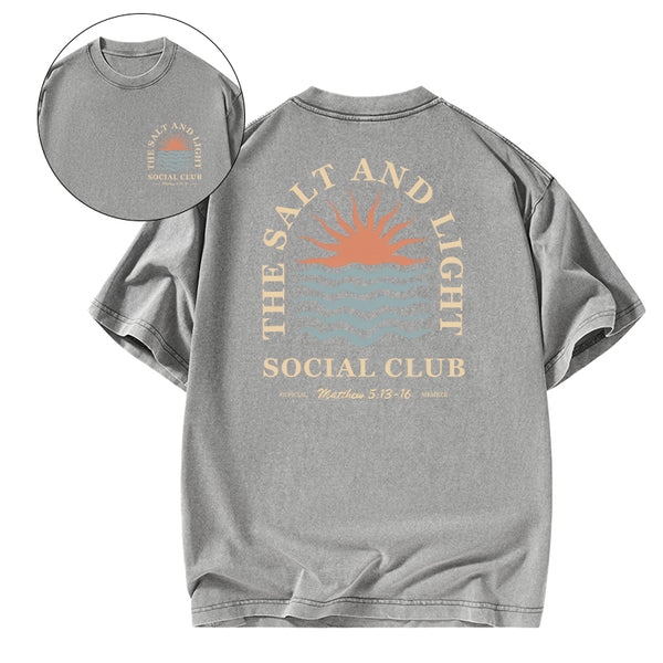 The Salt And Light Social Club Christian Washed T-shirt