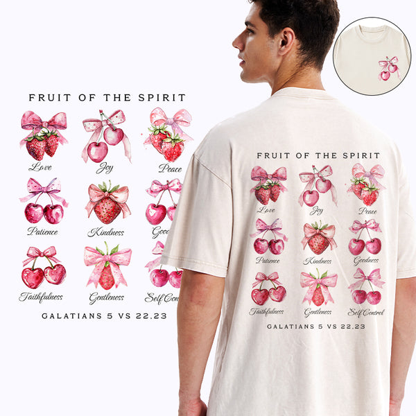 Fruit Of The Spirit Christian Washed T-Shirt