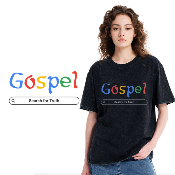 Gospel Christian Washed T-shirt