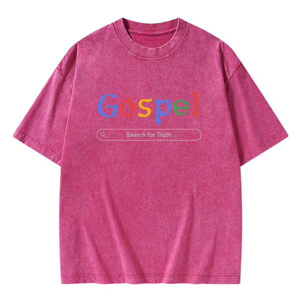 Gospel Christian Washed T-shirt