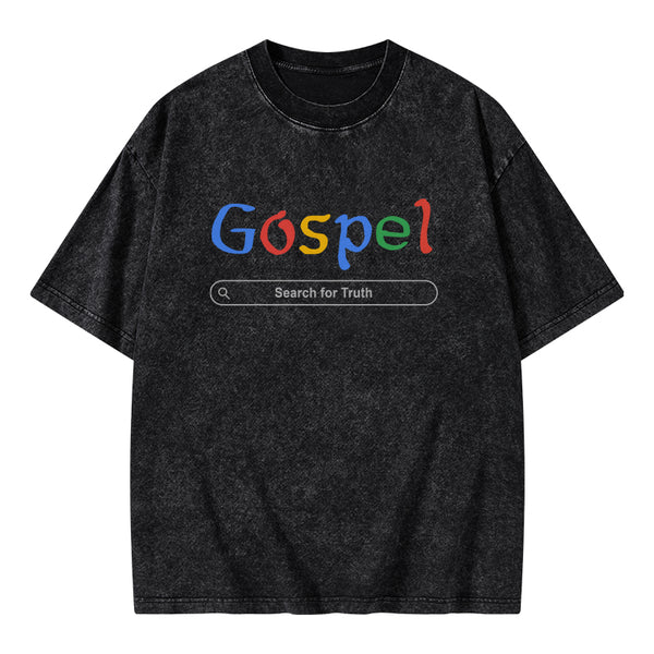 Gospel Christian Washed T-shirt
