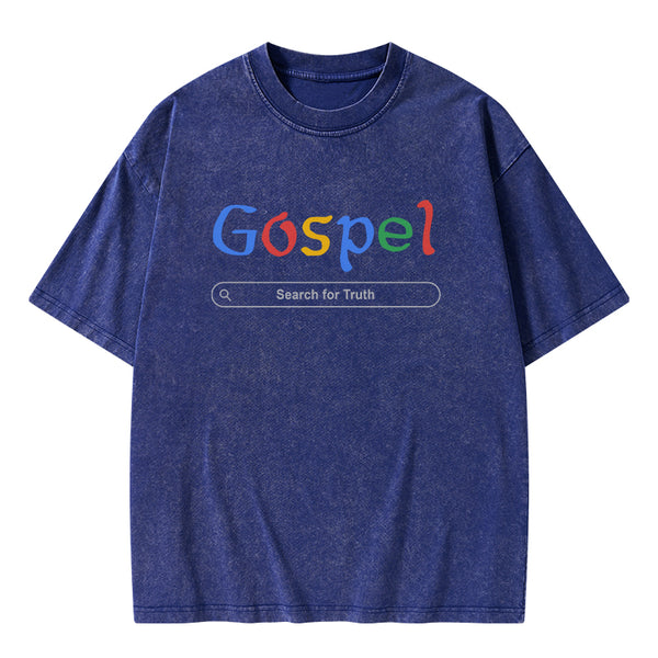 Gospel Christian Washed T-shirt