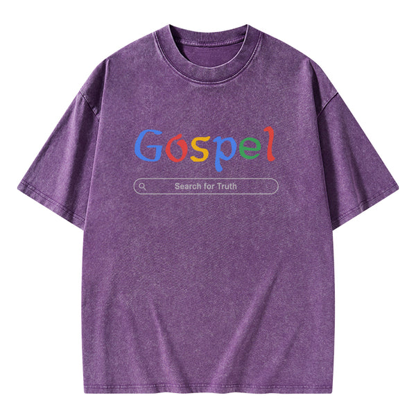 Gospel Christian Washed T-shirt