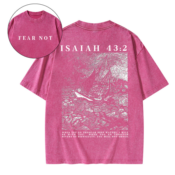 Fear Not Christian Washed T-Shirt