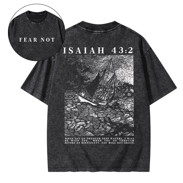 Fear Not Christian Washed T-Shirt