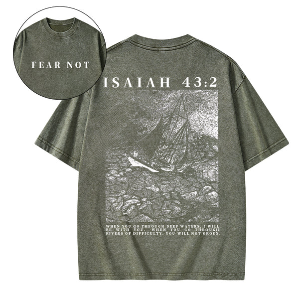 Fear Not Christian Washed T-Shirt