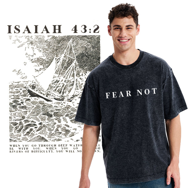 Fear Not Christian Washed T-Shirt