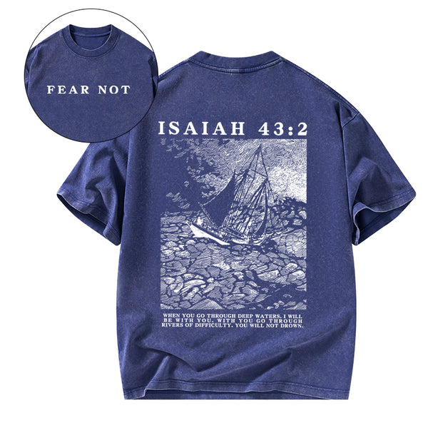 Fear Not Christian Washed T-Shirt