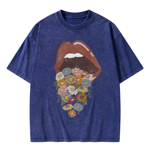 Speak With Grace Christian Washed T-Shirt