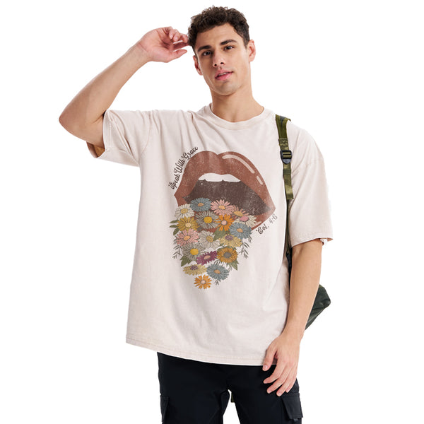 Speak With Grace Christian Washed T-Shirt