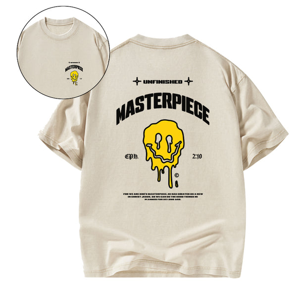 GC-WTS0616 Masterpiece Christian Washed T-Shirt