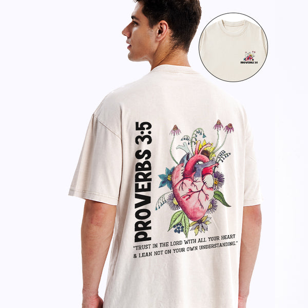 GC-WTS0701 Trust In The Lord Christian Washed T-Shirt