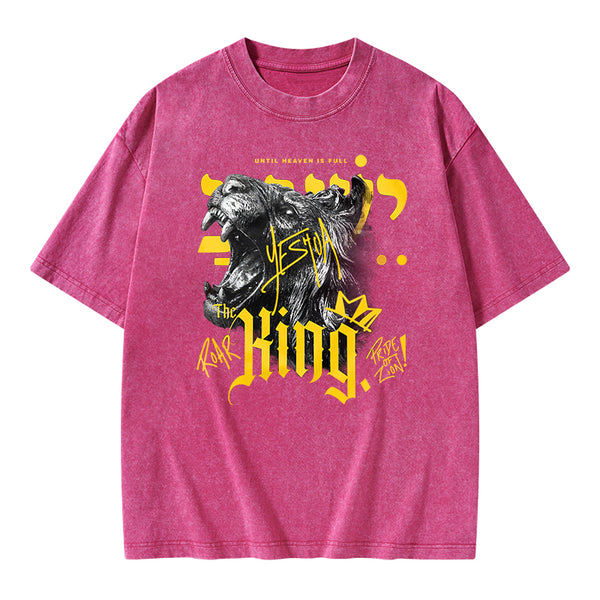 King Of Kings Christian Washed T-Shirt