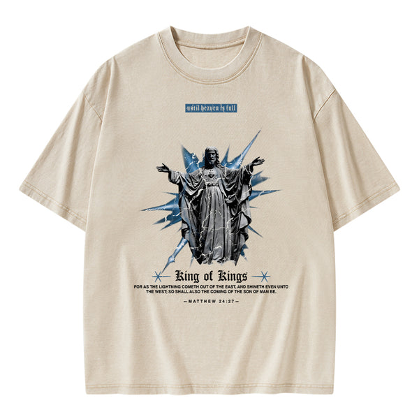 King Of Kings Christian Washed T-Shirt