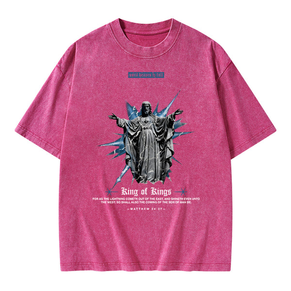 King Of Kings Christian Washed T-Shirt