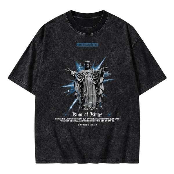 King Of Kings Christian Washed T-Shirt