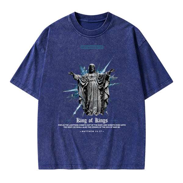 King Of Kings Christian Washed T-Shirt