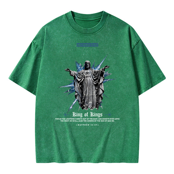 King Of Kings Christian Washed T-Shirt